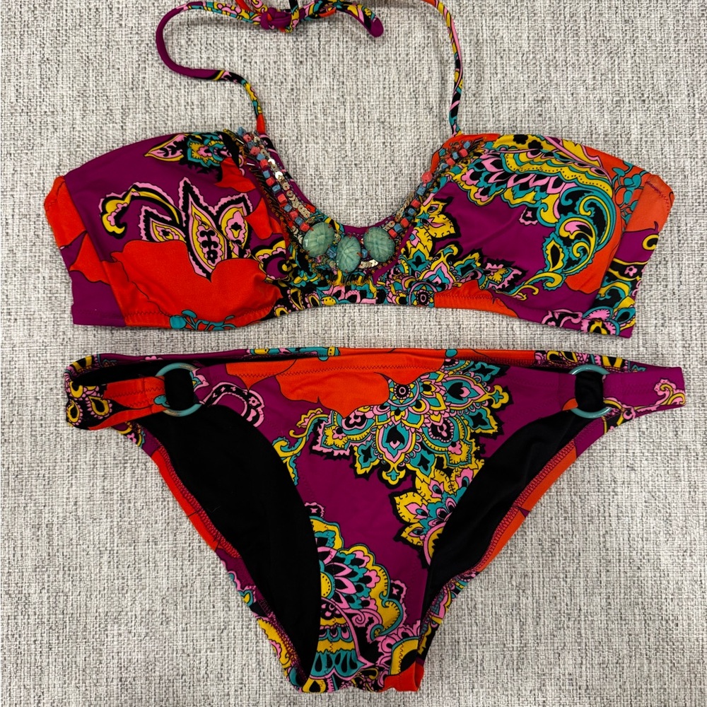 Victoria’s Secret Vibrant Paisley Bikini Set